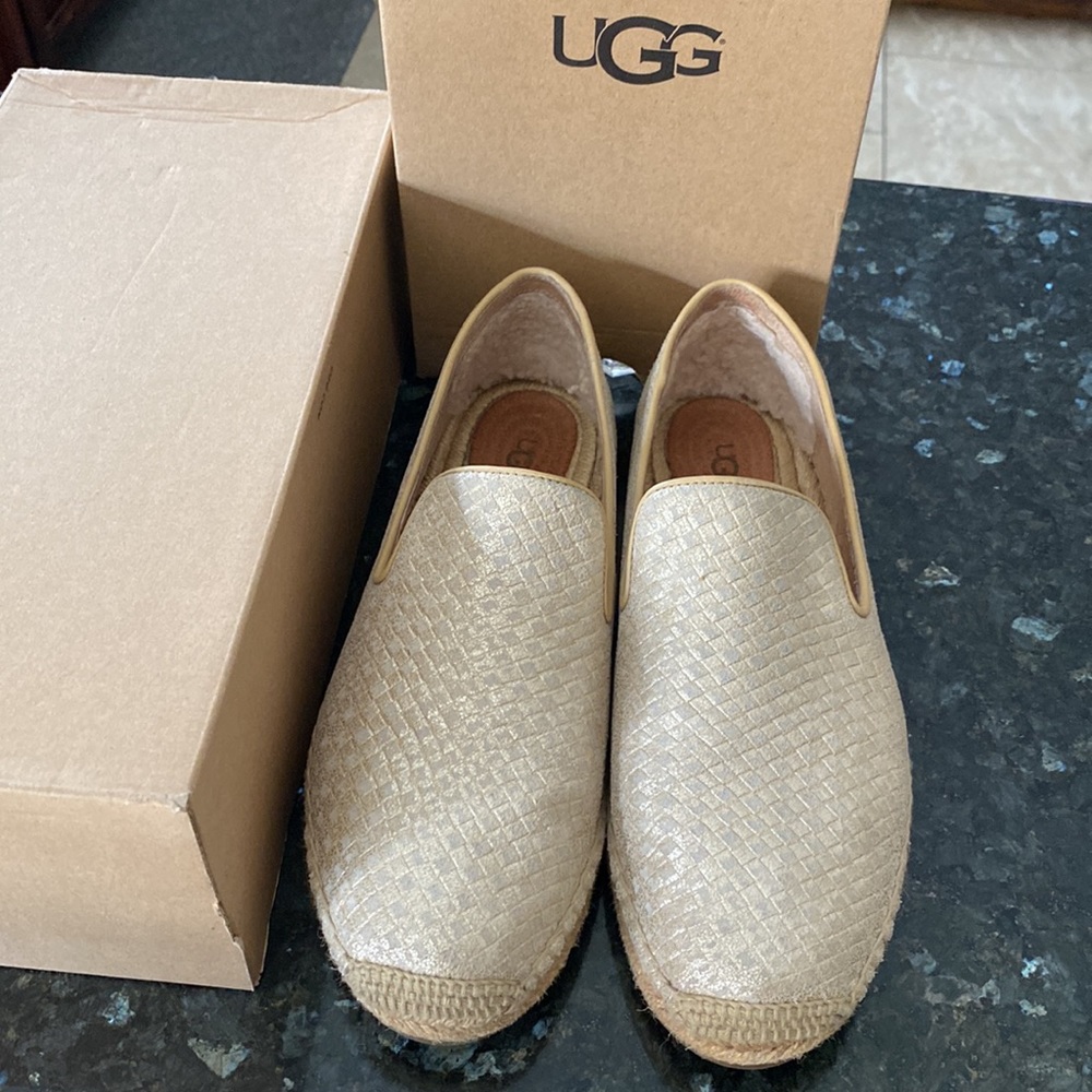UGG SANDRINNE METALLIC BASKET W/SGD